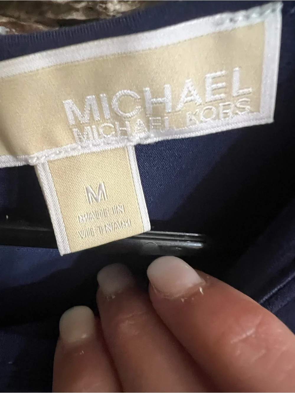 Michael Kors Navy Blue midi‎  Dress